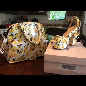 Shoes w/ matching bag